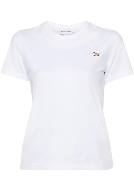 baby fox patch t-shirt woman white MAISON KITSUNÉ | MW00110KJ0008P100